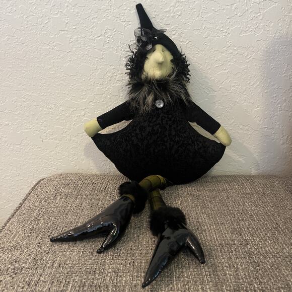 Woof & Poof Musical Witch XL 2013 Halloween Doll 24” Ding Dong The Witch Is Dead - Picture 2 of 9